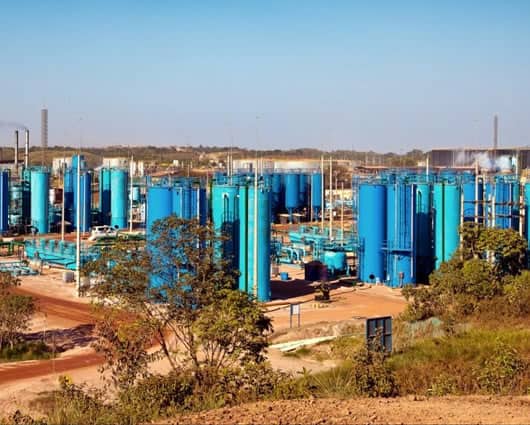 Más de ocho mil transportadores protestan en el acceso al campo de Pacific Rubiales. Foto: Twitter.