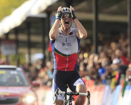 El ciclista portugués Rui Costa. Foto: AFP