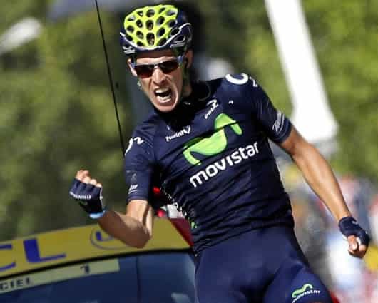 Rui Costa, ciclista portugués. Foto: AFP