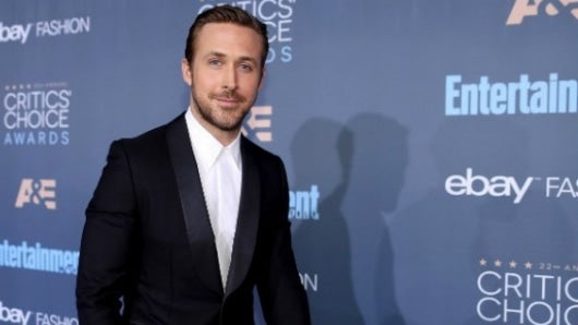 Ryan Gosling, actor, director de cine, escritor y músico canadiense. Foto: AFP.