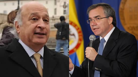 Sabas Pretelt de la Vega y Diego Palacio Betancourt. Foto: oficial.