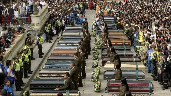 El sepelio fue precedido por un mensaje enviado por el papa Francisco. Foto: EFE