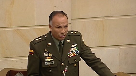 Se trata de establecer si las acusaciones se refieren al general Francisco Patiño. Foto: NoticiasRCN