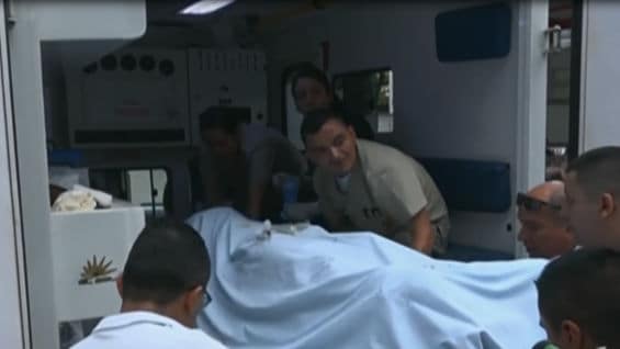 A uno de los militares tuvieron que amputarle las piernas.