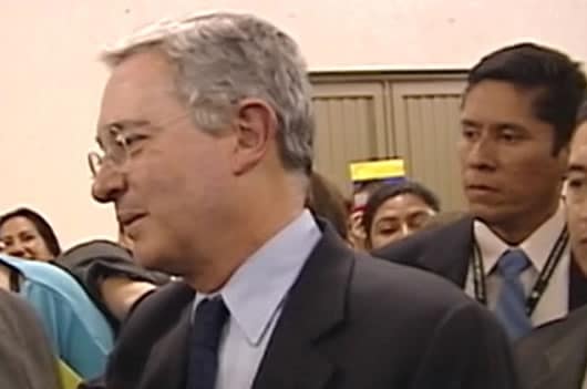 Álvaro Uribe, expresidente.