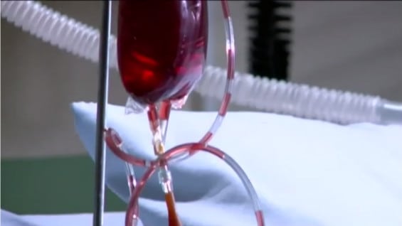 Este jueves se realizó la transfusión y el estado de la bebé es estable. Foto: NoticiasRCN