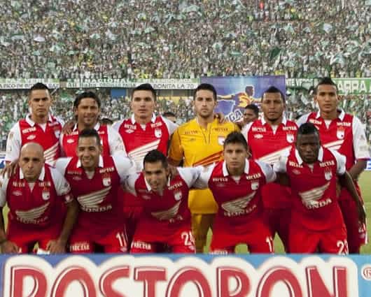 Santa Fe enfrentará al Atlético Nacional en la final de Liga. Foto: AFP