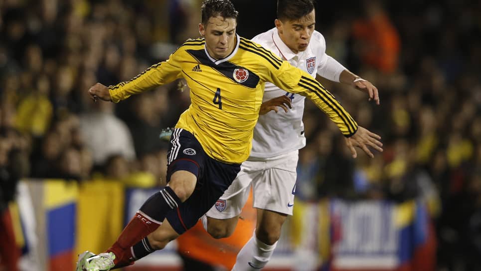 Santiago Arias, lateral de la selección colombiana y del PSV Eindhoven. Foto AFP