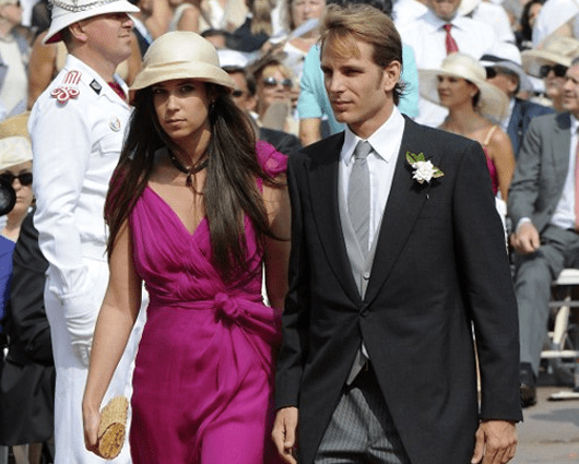 Tatiana Santo Domingo y Andrea Casiraghi. Foto: AFP
