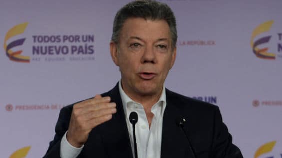 El presidente Juan Manuel Santos. Foto: Oficial.