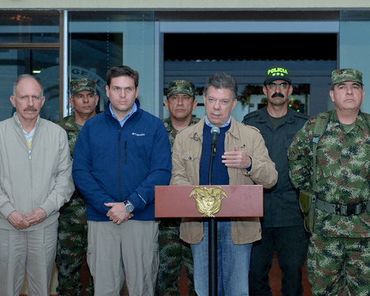 Juan Manuel Santos, presidente de Colombia. Foto: Presidencia.