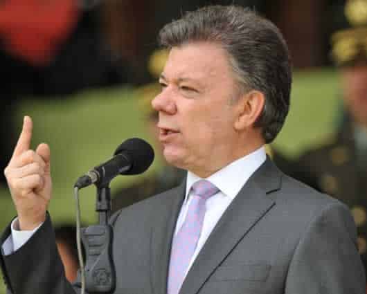 Juan Manuel Santos, presidente de Colombia. Foto AFP.