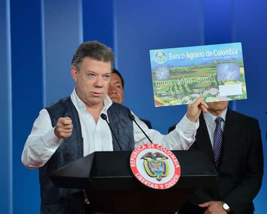 Juan Manuel Santos, presidente de Colombia. Foto: Presidencia.
