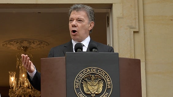 Juan Manuel Santos, presidente de Colombia. Foto: oficial.