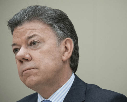 Juan Manuel Santos, presidente de la República. Foto AFP.