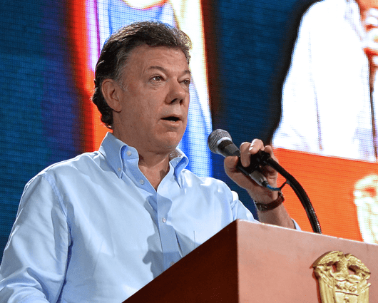 Juan Manuel Santos, presidente de Colombia. Foto: Presidencia.