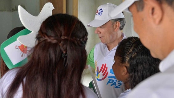 Juan Manuel Santos, presidente de Colombia. Foto: SIG.