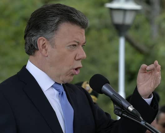 Juan Manuel Santos, presidente de la República. Foto: EFE
