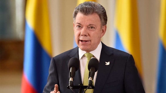 El presidente Juan Manuel Santos. Foto: Oficial.