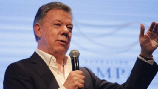 El expresidente Juan Manuel Santos.