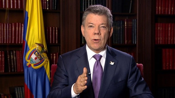 El presidente de la República, Juan Manuel Santos. Foto: SIG.