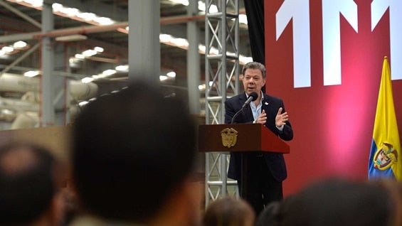 El presidente Juan Manuel Santos. Foto: Oficial