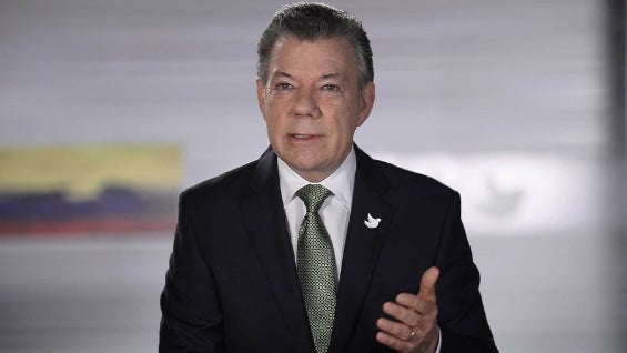 Juan Manuel Santos, presidente de Colombia. Foto: SIG.