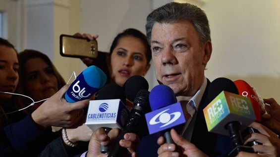 El presidente Juan Manuel Santos. Foto: SIG.