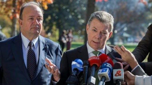 Juan Manuel Santos, presidente de Colombia. Foto: EFE.