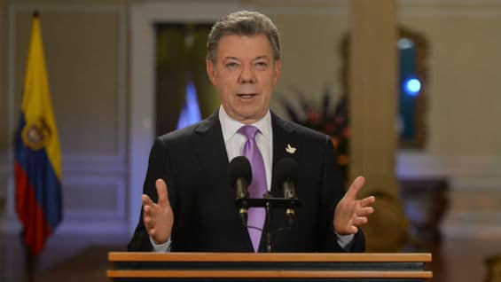 Juan Manuel Santos, presidente de Colombia.