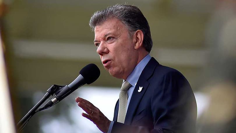 Juan Manuel Santos, presidente de Colombia. Foto: SIG.
