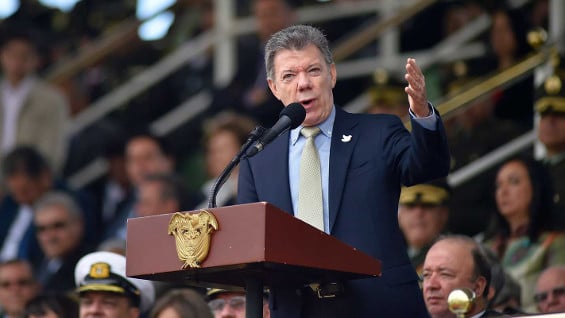 Juan Manuel Santos, presidente de Colombia. Foto: SIG.