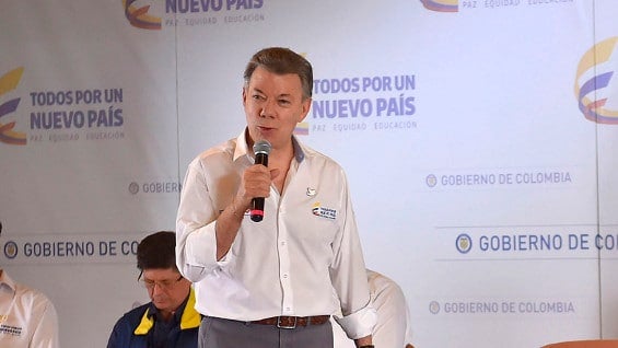 Presidente Juan Manuel Santos. Foto: oficial.