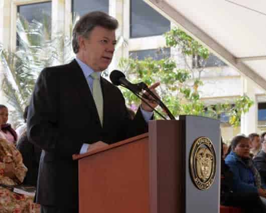 Juan Manuel Santos, presidente de Colombia. Foto oficial.