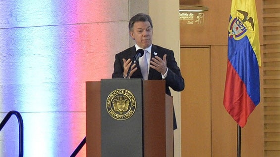 El presidente Santos aseguró que la justicia de Colombia es fuerte, seria, autónoma e independiente. Foto: oficial.