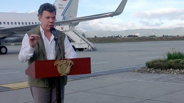 Juan Manuel Santos, presidente de la República. Foto: SIG.