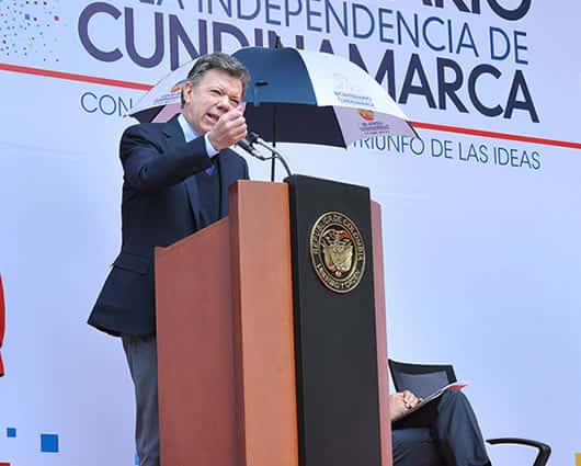 El presidente Juan Manuel Santos. Foto: Oficial.