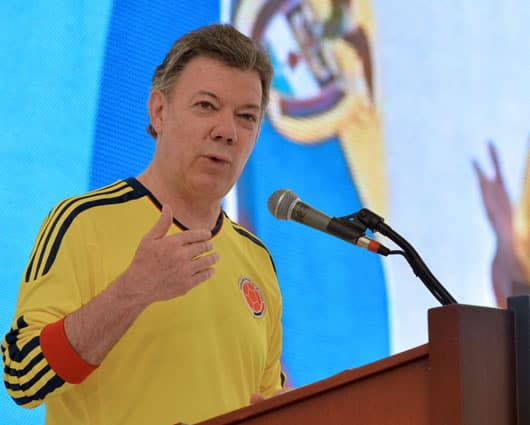 El presidente Juan Manuel Santos. Foto: Oficial.