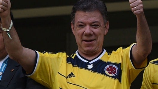 Juan Manuel Santos. Foto: AFP