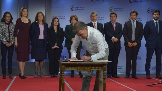 Presidente Juan Manuel Santos. Foto: Oficial.