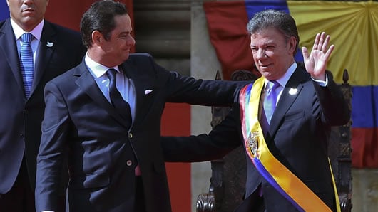 El presidente Juan Manuel Santos. Foto: AFP.
