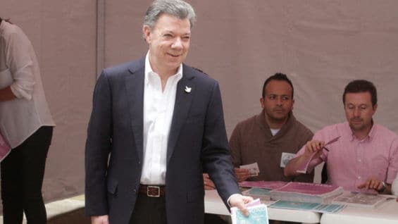 El presidente Juan Manuel Santos. Foto: Oficial.