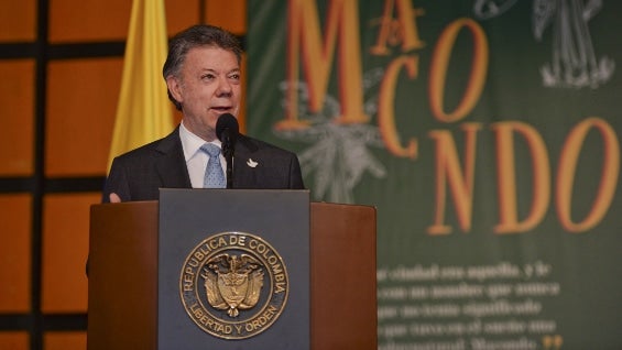 Juan Manuel Santos, presidente de Colombia. Foto: SIG
