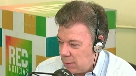 Juan Manuel Santos, presidente de Colombia. Foto: NoticiasRCN.com