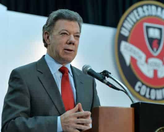 Juan Manuel Santos, presidente de la República. Foto Oficial.