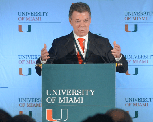 Juan Manuel Santos, presidente de Colombia. Foto: Oficial.