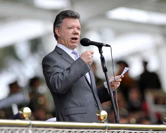 Juan Manuel Santos, presidente de la República. AFP.