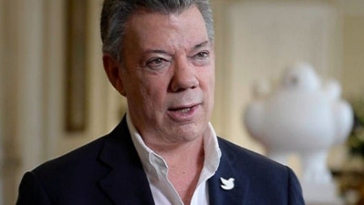 El presidente Juan Manuel Santos.