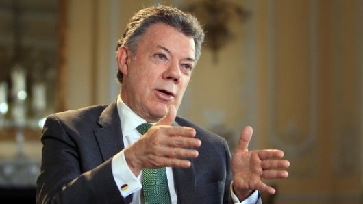 Juan Manuel Santos, premio Nobel de Paz.