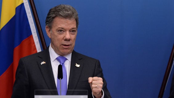 Juan Manuel Santos, presidente de Colombia. Foto: SIG.
